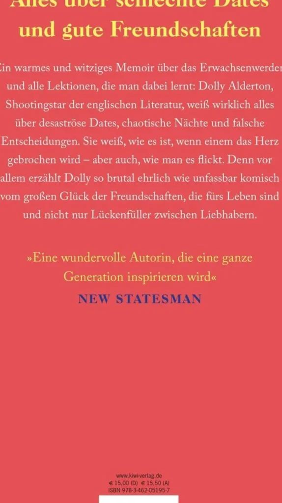 Romane>ZEIT Buchhandlung Alderton, Dolly: Alles, was ich weiß über die Liebe