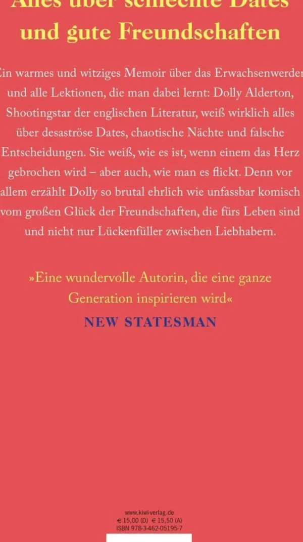 Romane>ZEIT Buchhandlung Alderton, Dolly: Alles, was ich weiß über die Liebe