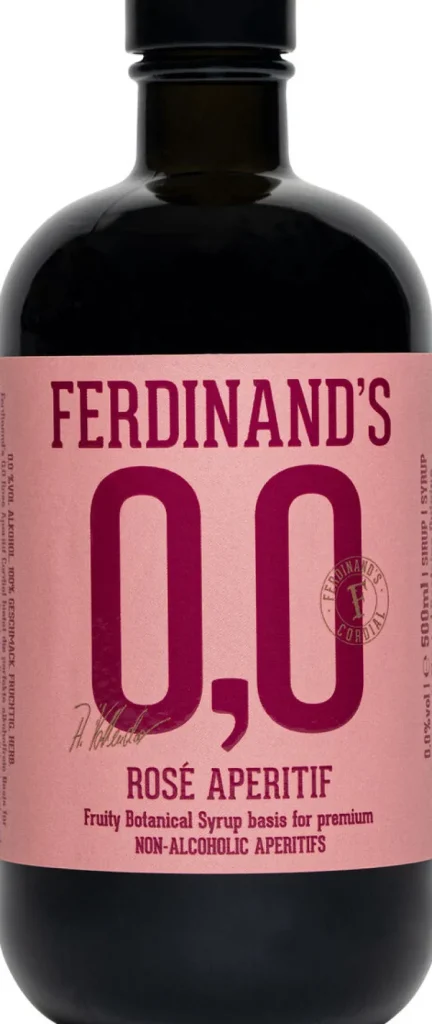 Alkoholfrei>Ferdinand's Alkoholfreier Rosé Aperitif Ferdinand's 0,0 Cordial