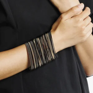 Armreife>la molla Armband »Bronze & Black«