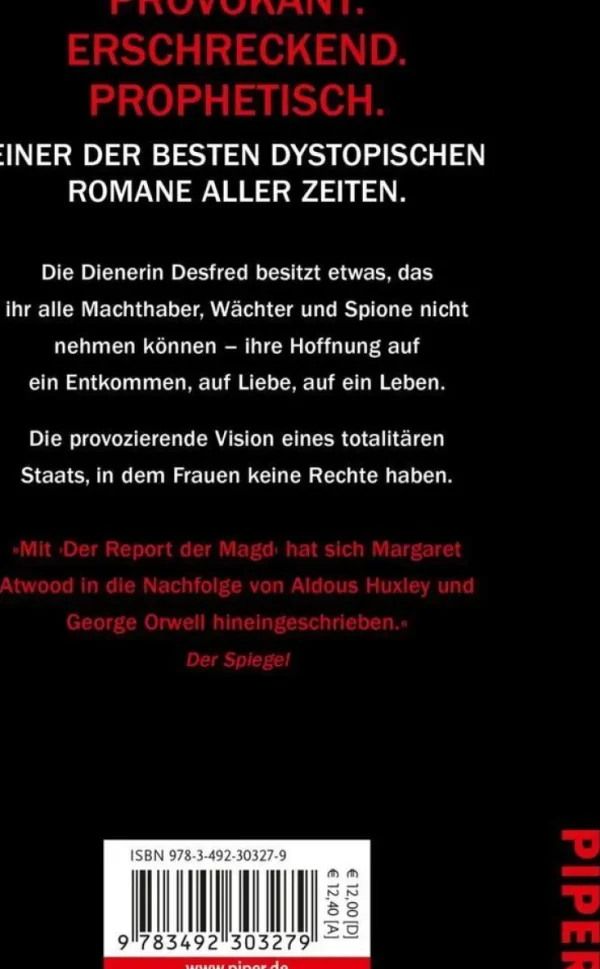 Romane>ZEIT Buchhandlung Atwood, Margaret: Der Report der Magd