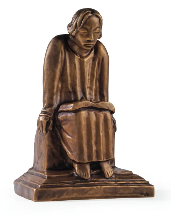 Alle Skulpturen | Bronze>Ars mundi Barlach, Ernst: Skulptur »Lesender Klosterschüler«, 1930