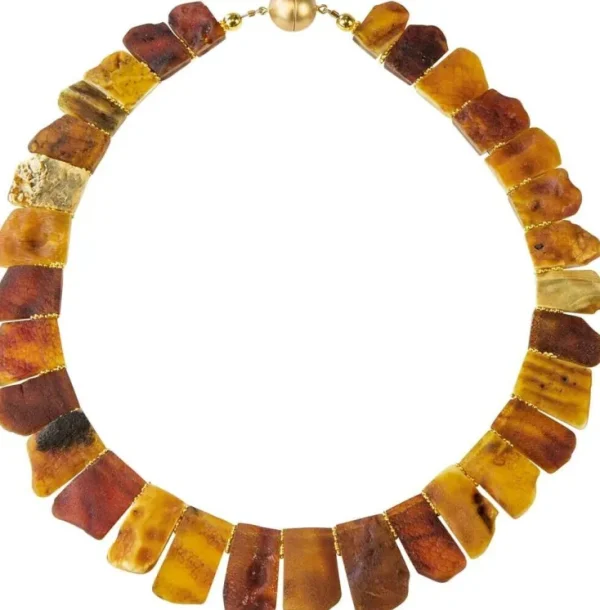 Goldschmiedeschmuck>Ars mundi Bernsteincollier »Amber«