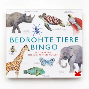 Spiele & Puzzle | Spiele Für Kinder>Laurence King Verlag Bingo »Bedrohte Tiere«