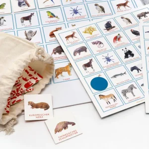 Spiele & Puzzle | Spiele Für Kinder>Laurence King Verlag Bingo »Bedrohte Tiere«