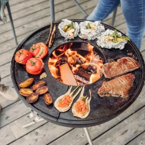 Gartenmöbel>höfats GmbH »BOWL 57« Plancha-Grillset hoch