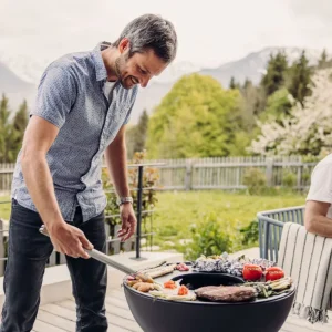 Gartenmöbel>höfats GmbH »BOWL 57« Plancha-Grillset hoch