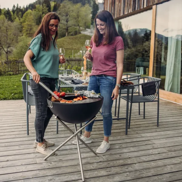 Gartenmöbel>höfats GmbH »BOWL 57« Plancha-Grillset hoch