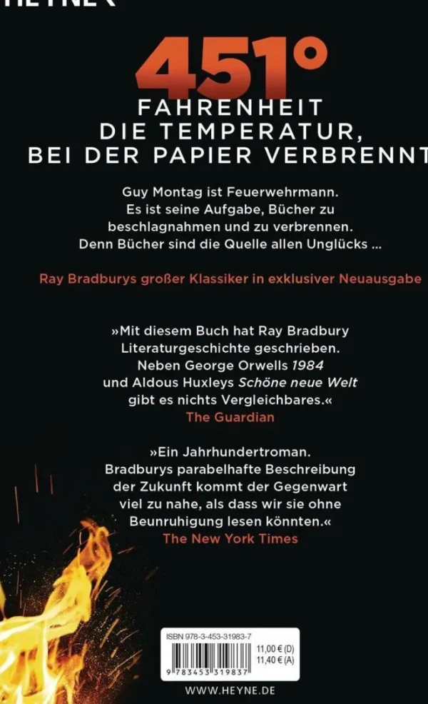 Romane>ZEIT Buchhandlung Bradbury, Ray: Fahrenheit 451