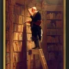 Alle Werke>Ars mundi Carl Spitzweg: Bild »Der Bücherwurm« (um 1850)