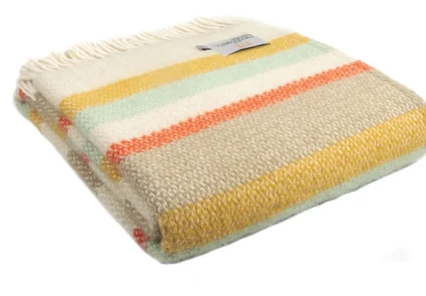 Decken & Kissen>Tweedmill Decke »Illusion Stripe«, Spring