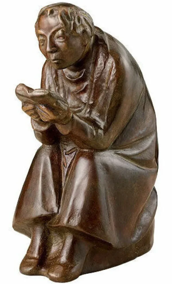 Alle Skulpturen | Bronze>Ernst Barlach : Skulptur »Der Buchleser«, 1936