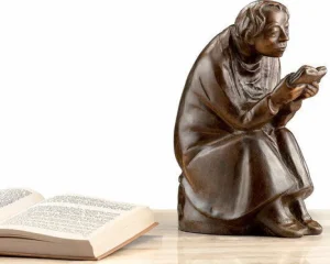 Alle Skulpturen | Bronze>Ernst Barlach : Skulptur »Der Buchleser«, 1936