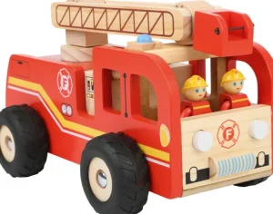 Weihnachtsgeschenke | Holzspielzeug>Small Foot Feuerwehrauto mit Drehleiter