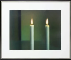 Alle Werke>Ars mundi Gerhard Richter: Bild »Zwei Kerzen« (1982), DIE ZEIT Exklusiv Rahmung