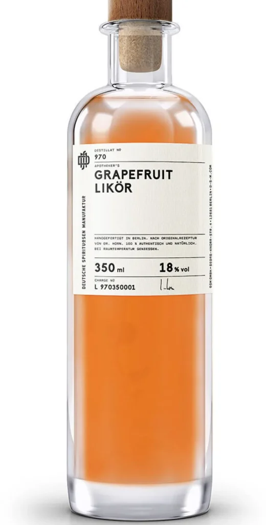 Likör & Rum>Deutsche Spirituosen Manufaktur Grapefruit Likör »970«