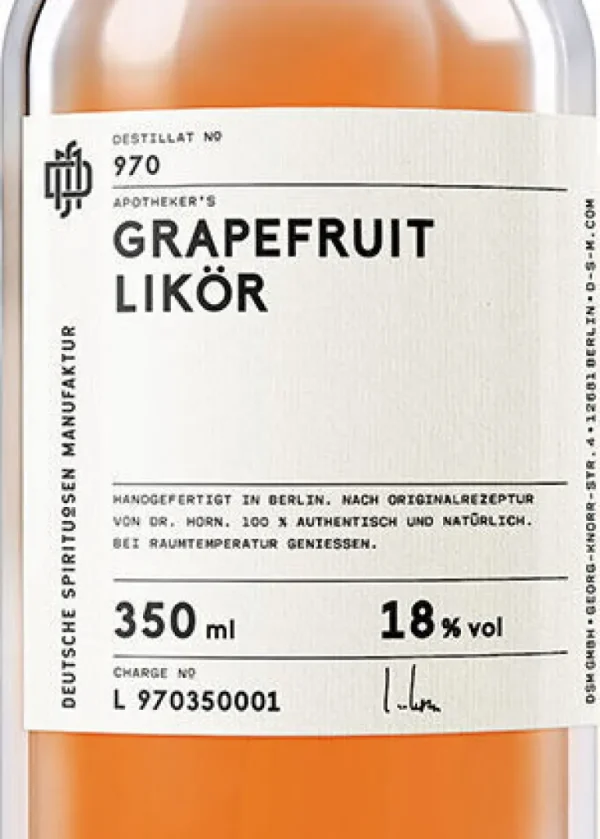 Likör & Rum>Deutsche Spirituosen Manufaktur Grapefruit Likör »970«