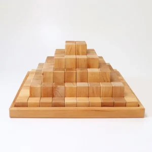 Holzspielzeug>GRIMM’S Große Stufenpyramide Natur