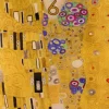 Künstleruhren | Wand- & Tischuhren>Ars mundi Gustav Klimt: Wanduhr »Der Kuss«