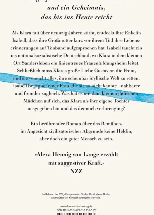 Romane>ZEIT Buchhandlung Hennig Von Lange, Alexa: Zwischen den Sommern