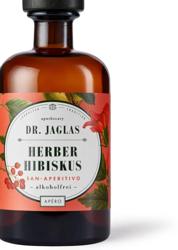 Alkoholfrei>Dr. Jaglas »Herber Hibiskus« (alkoholfreier Aperitif)