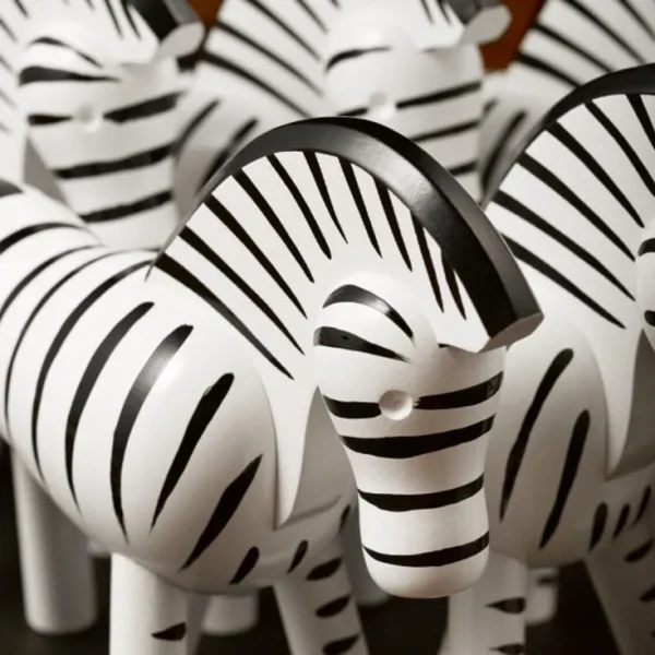 Dekoration & Vasen>Kay Bojesen / Rosendahl Holzfigur »Zebra« von Kay Bojesen