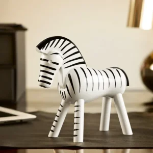 Dekoration & Vasen>Kay Bojesen / Rosendahl Holzfigur »Zebra« von Kay Bojesen