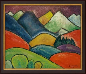 Alle Werke>Ars mundi Jawlensky, Alexej von »Schneeberge Oberstdorf«, 1912