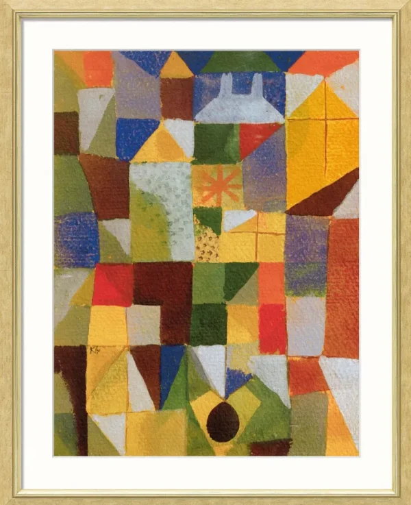 Alle Werke>Ars mundi Klee, Paul: »Städtische Komposition m. d. gelben Fenstern«, 1919