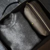 Reiseutensilien>MISMO Kulturtasche »WASHBAG«, Oliv / Braun