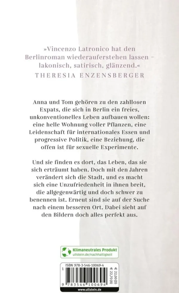 Romane>ZEIT Buchhandlung Latronico, V: Perfektionen