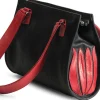 Handtaschen>Ars mundi Linde Van der Poel: ​ Handtasche »Black and Red Tulip«