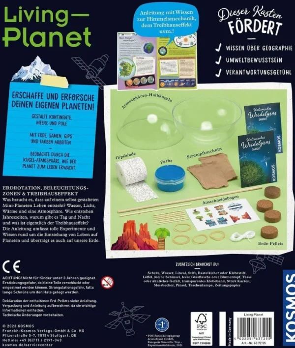 Konstruieren & Experimentieren>ZEIT Buchhandlung Living-Planet - Experimentierkasten