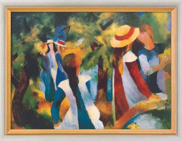 Alle Werke>Ars mundi Macke, August: »Mädchen unter Bäumen«, 1914