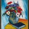 Alle Werke>Ars mundi Macke, August: »Stillleben mit Anemonen und blauem Buch«, 1911