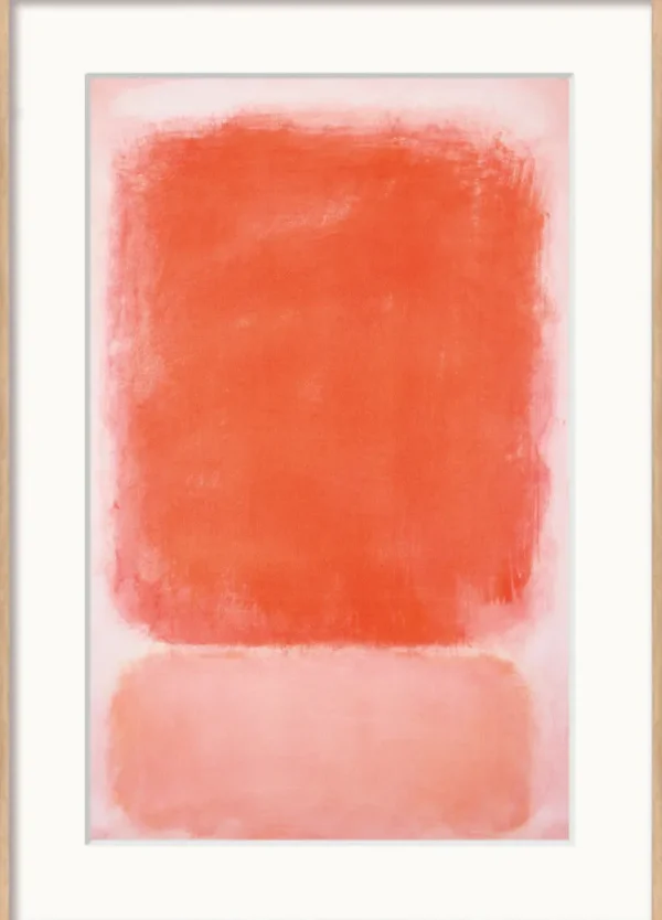 Alle Werke>Ars mundi Mark Rothko: »Red and Pink on Pink«, 1953 Holz hell gerahmt