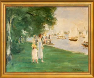 Alle Werke>Ars mundi Max Liebermann: Bild »Wannseelandschaft« (1924), gerahmt