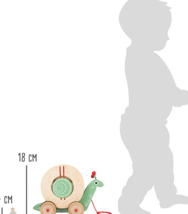Holzspielzeug>Small Foot Nachzieh-Stecktier »Schnecke«