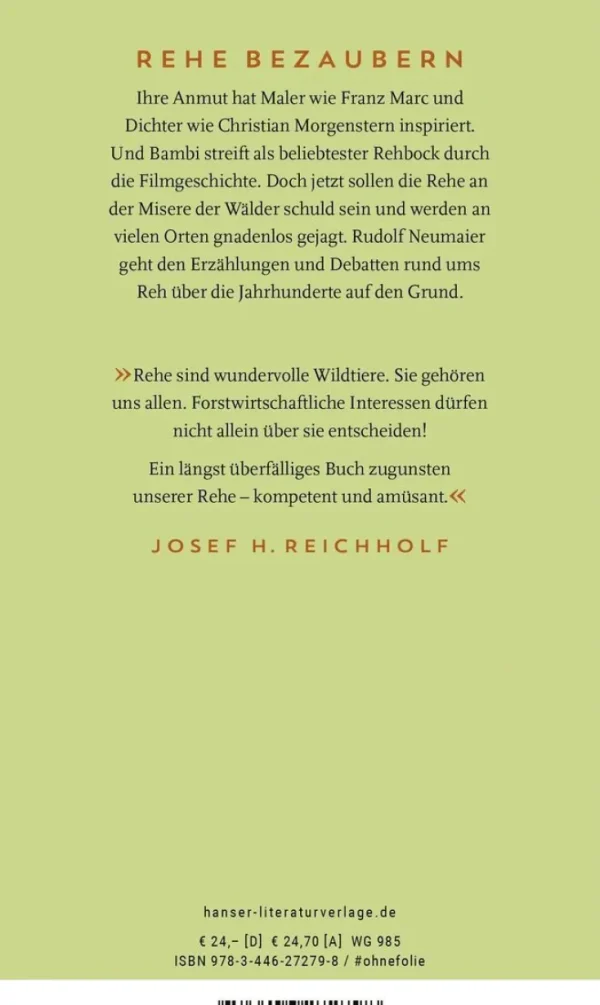 Sachbücher>ZEIT Buchhandlung Neumaier, Rudolf: Das Reh