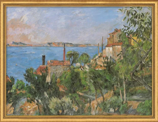 Alle Werke>Ars mundi Paul Cézanne: Bild »Das Meer bei L´Estaque« (1876), gerahmt