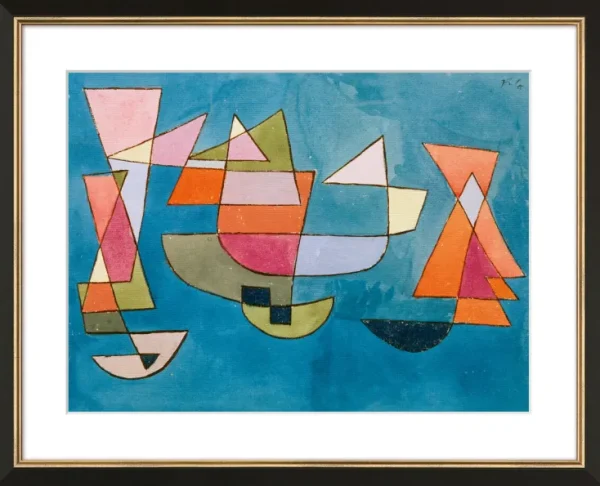 Alle Werke>Ars mundi Paul Klee: Bild »Segelschiffe« (1927)