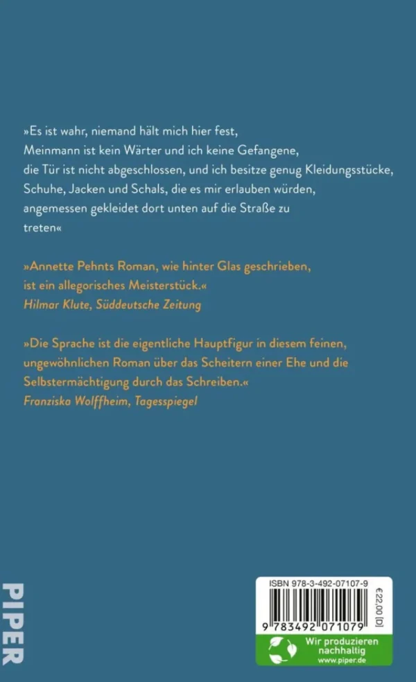 Sachbücher>ZEIT Buchhandlung Pehnt, Annette: Die schmutzige Frau