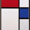 Alle Werke>Ars mundi Piet Mondrian: Bild »Komposition No. II, mit Rot und Blau« (1929), gerahmt