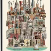 Wandbilder & Wanddekoration>Martin Schwartz Poster »Barcelona«