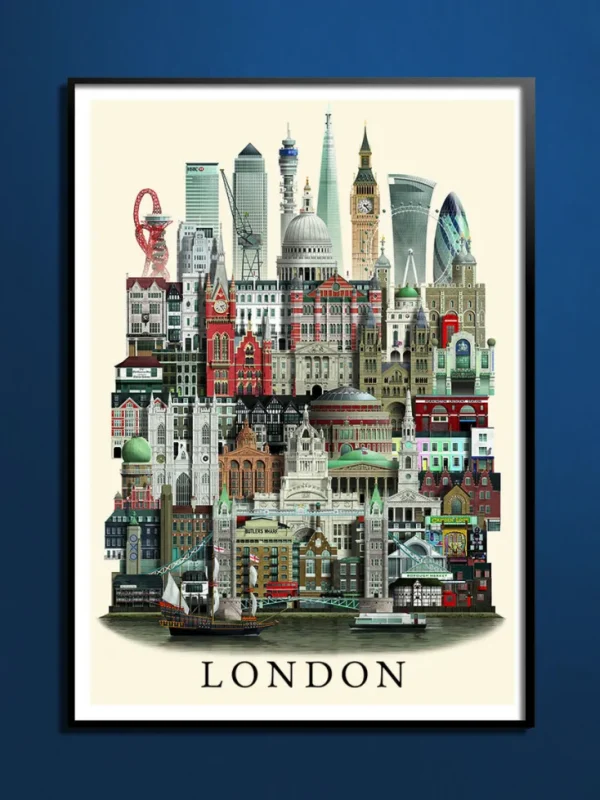 Wandbilder & Wanddekoration>Martin Schwartz Poster »London«