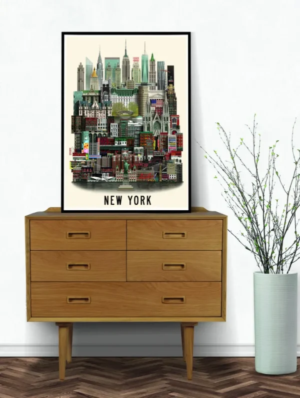 Wandbilder & Wanddekoration>Martin Schwartz Poster »New York«