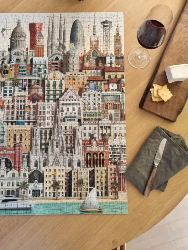 Puzzle Für Erwachsene>Martin Schwartz Puzzle 1000 Teile »Barcelona«