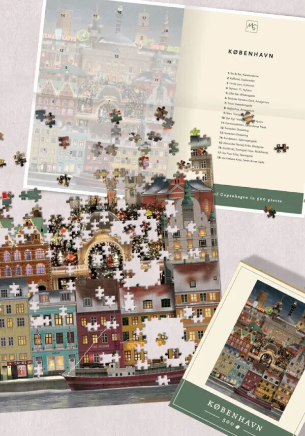 Puzzle Für Erwachsene>Martin Schwartz Puzzle »Weihnachten in Kopenhagen«