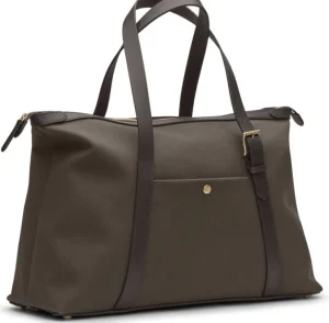 Weekender>MISMO Reisetasche »HOLDALL«, Oliv / Braun