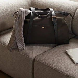 Weekender>MISMO Reisetasche »HOLDALL«, Oliv / Braun